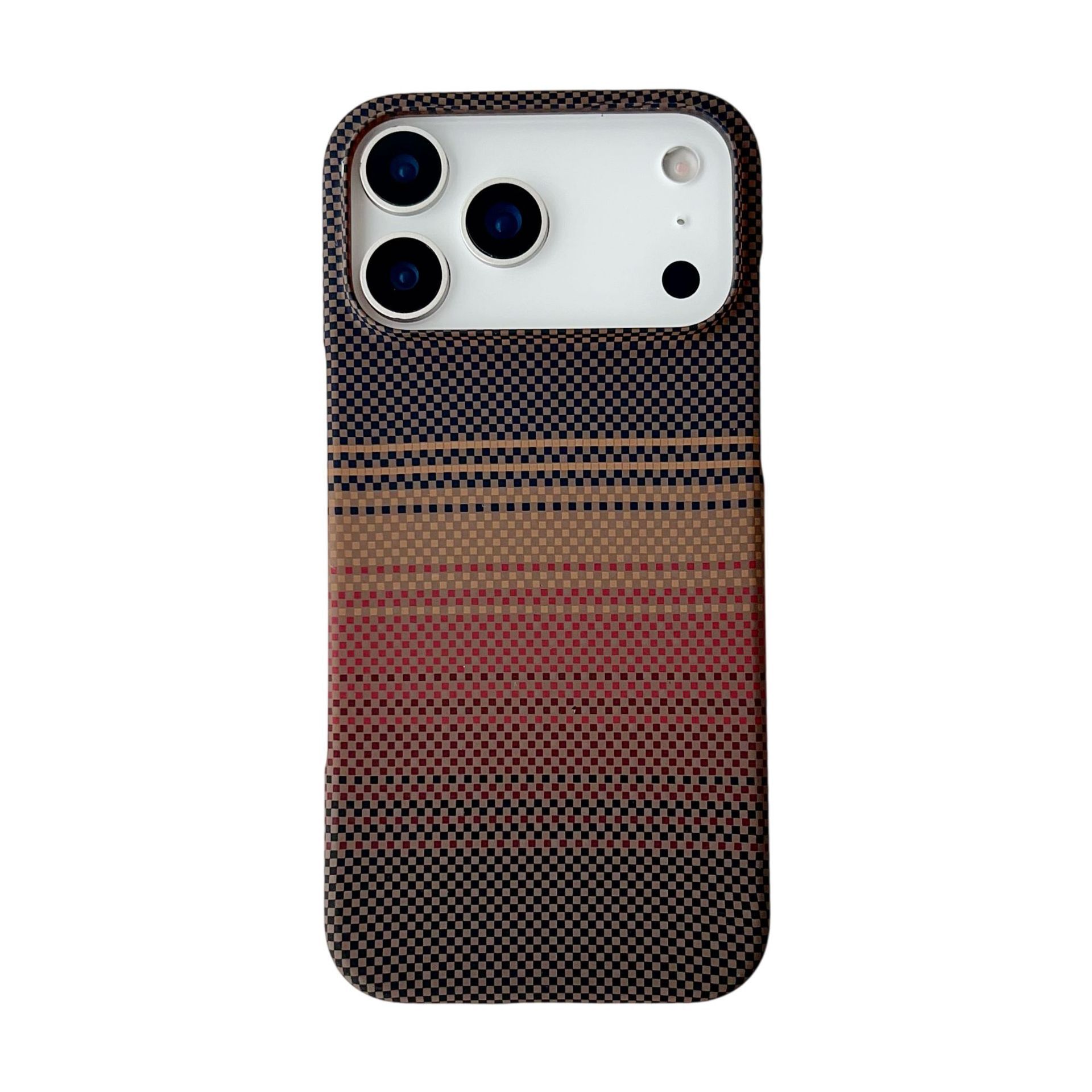 Carbon Fiber Kevlar Magnetic Gradient Phone Case